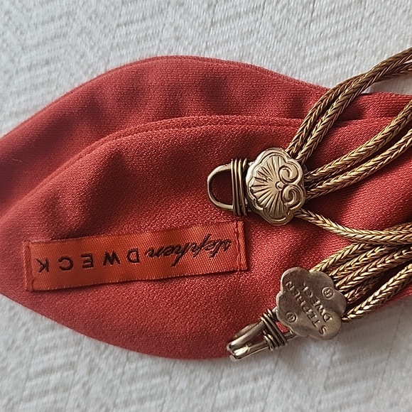 Stephen Dweck Gold and Blue Turquoise Necklace - Picture 4 of 7